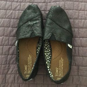 Glitter black Toms
